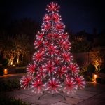 12ft (3.6m) Firework LED Artificial Christmas Twig Tree with APP Control