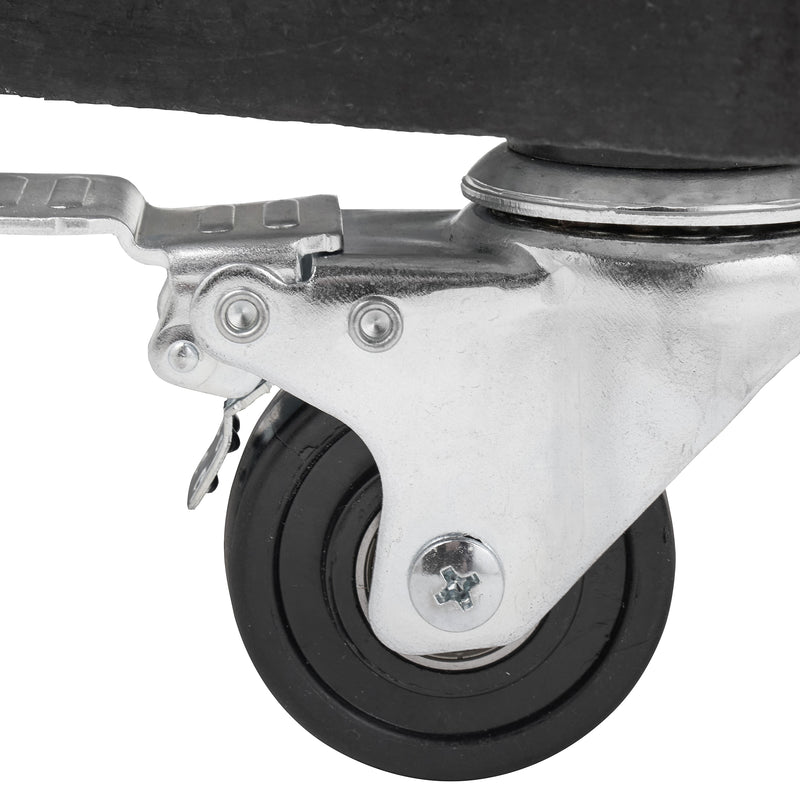 Platinum Rome 60kg Polished Black Granite Parasol Base with Wheels - Image 9