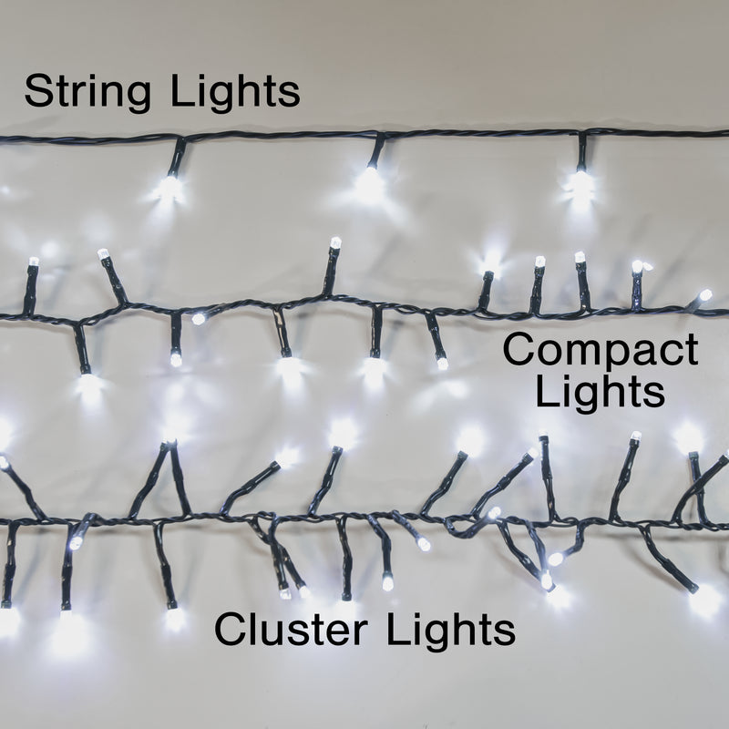 Warm White LED Multi-Function Christmas Compact Lights - 500, 1500, 3000 - Image 7
