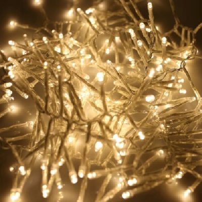 Noma Christmas 360, 960 Warm White Multifunction Cluster Lights with Clear Cable-