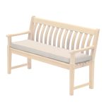 Alexander Rose Polyester 4ft (1.2m) Bench Cushion - Ecru