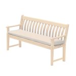 Alexander Rose Polyester 5ft (1.5m) Bench Cushion - Ecru