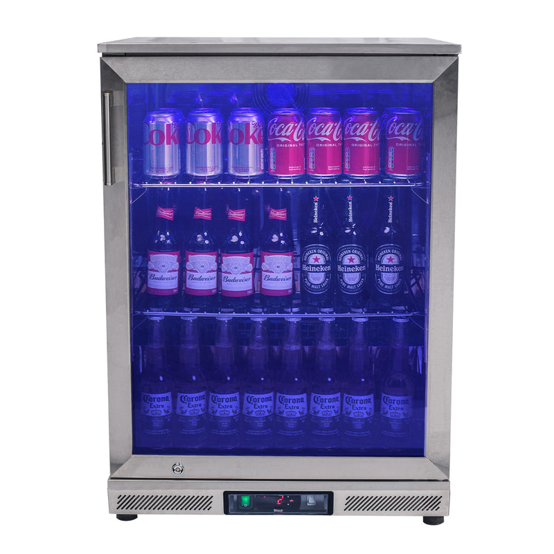 Draco Grills Avalon Outdoor Stainless Steel Single Bar Fridge 128L - Image 2