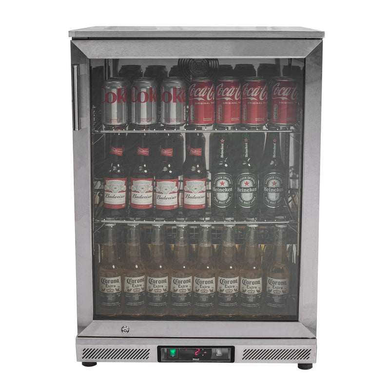 Draco Grills Avalon Outdoor Stainless Steel Single Bar Fridge 128L