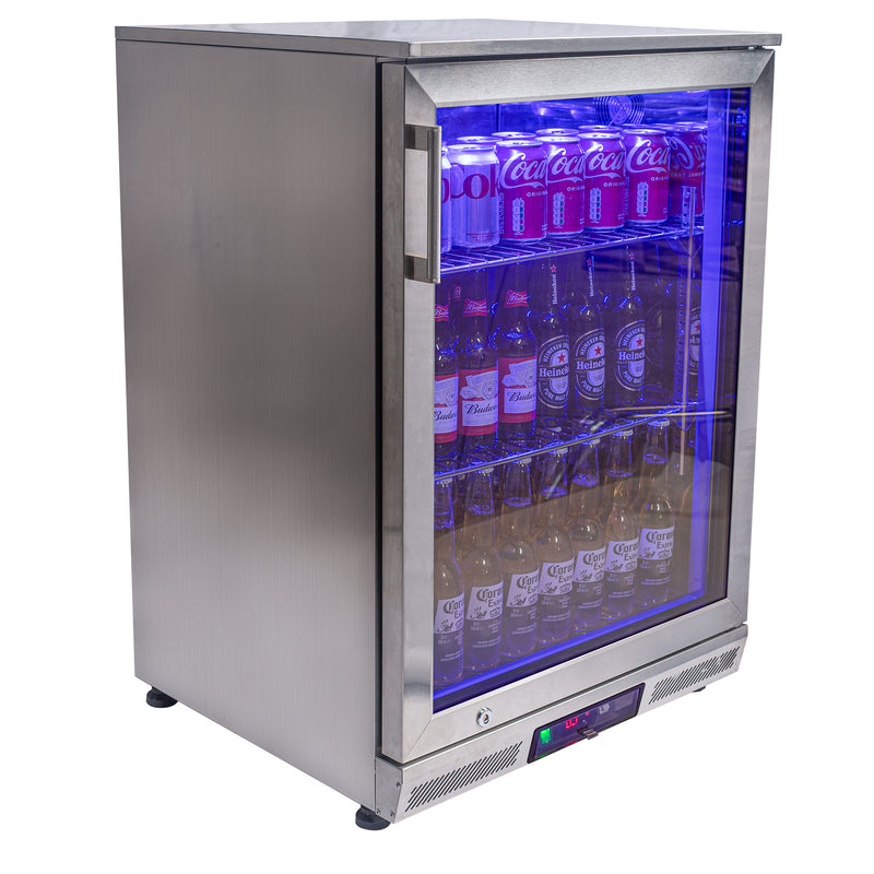 Draco Grills Avalon Outdoor Stainless Steel Single Bar Fridge 128L - Image 3