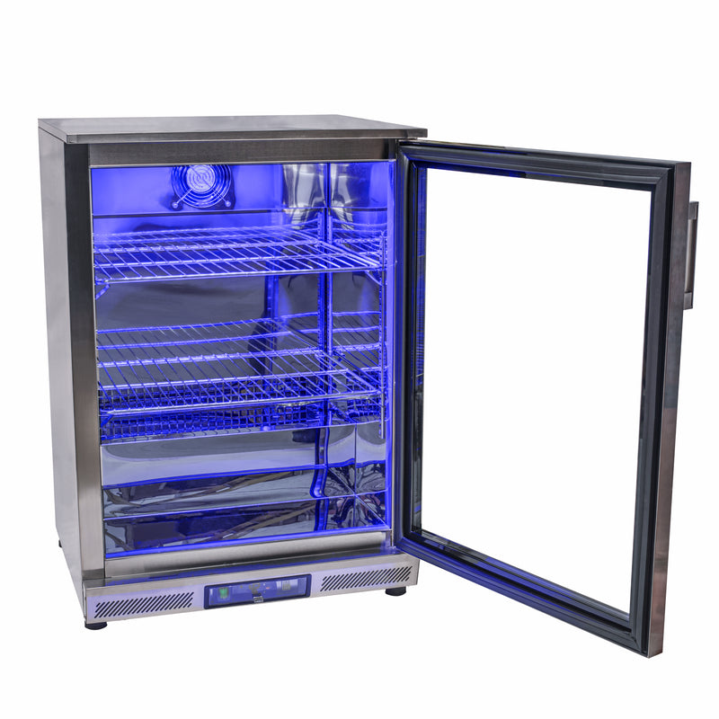 Draco Grills Avalon Outdoor Stainless Steel Single Bar Fridge 128L - Image 5