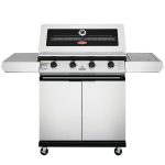 BeefEater 1200S Series 4 Burner Gas Barbecue with Cabinet Trolley and Side Burner