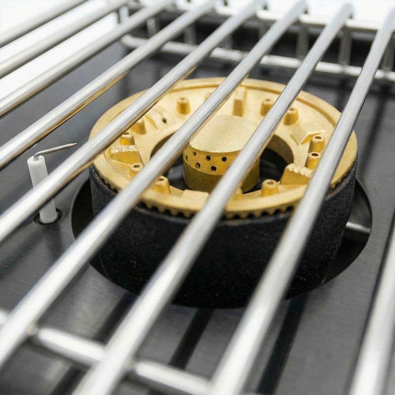 Draco Grills Outdoor Kitchen Black Stainless Steel Build In Side Burner - Image 4
