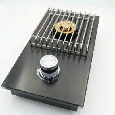 Draco Grills Outdoor Kitchen Black Stainless Steel Build In Side Burner