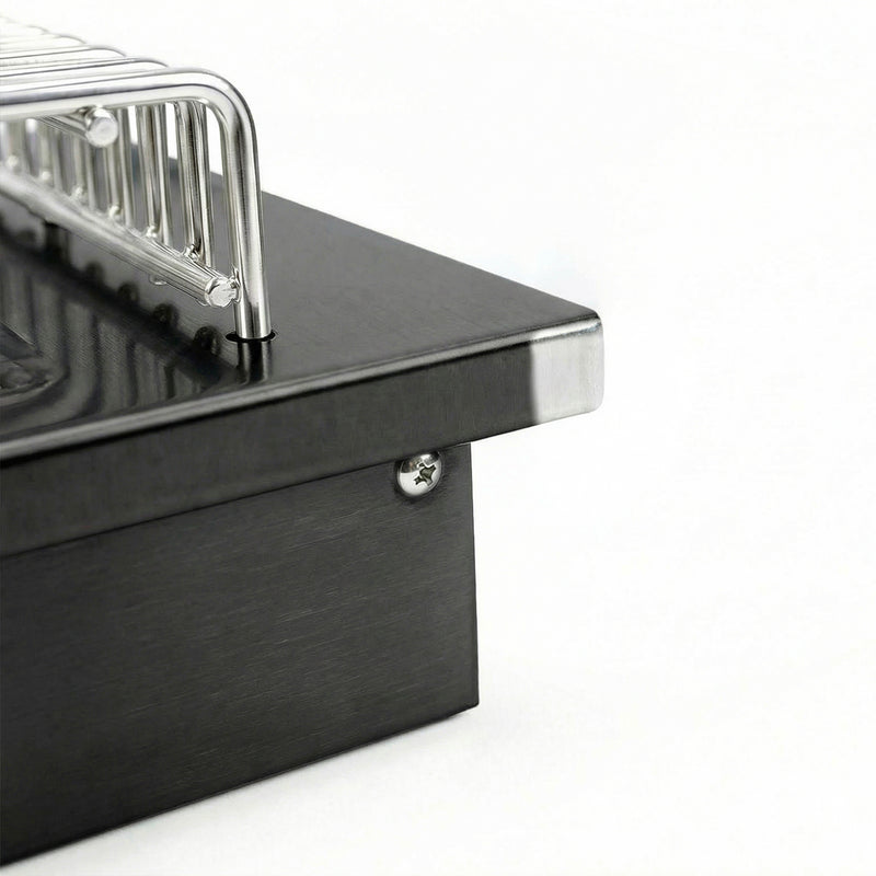 Draco Grills Outdoor Kitchen Black Stainless Steel Build In Side Burner - Image 3