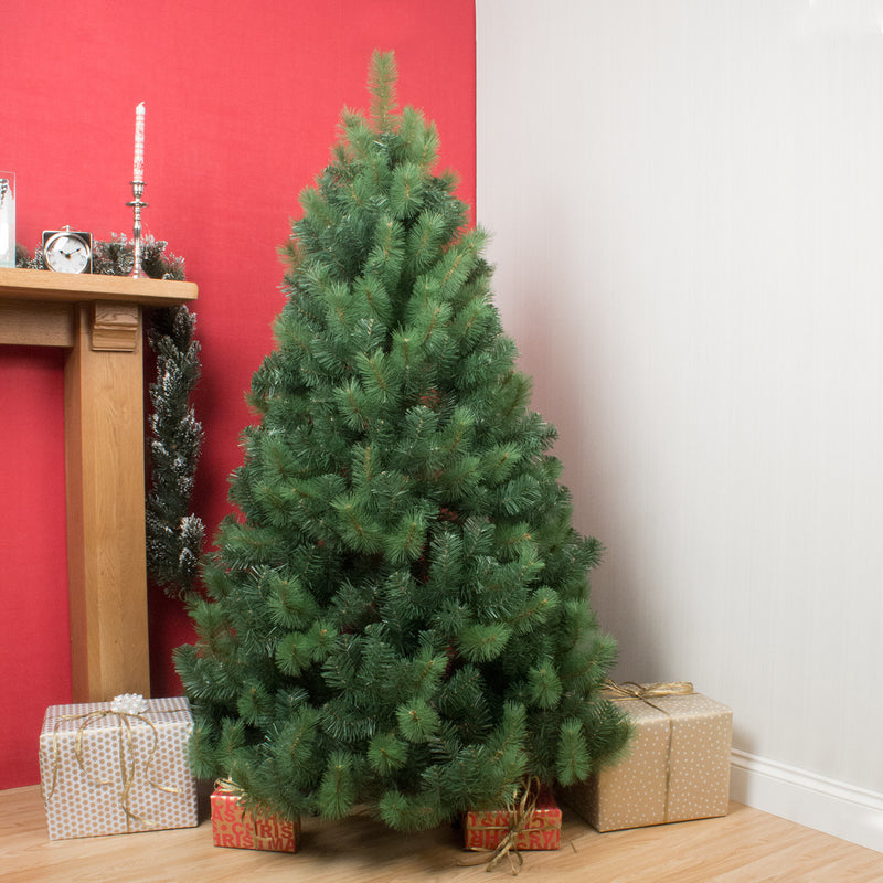 Rocky Green Artificial Christmas Tree by The Christmas Centre - 6ft, 7ft - Image 6