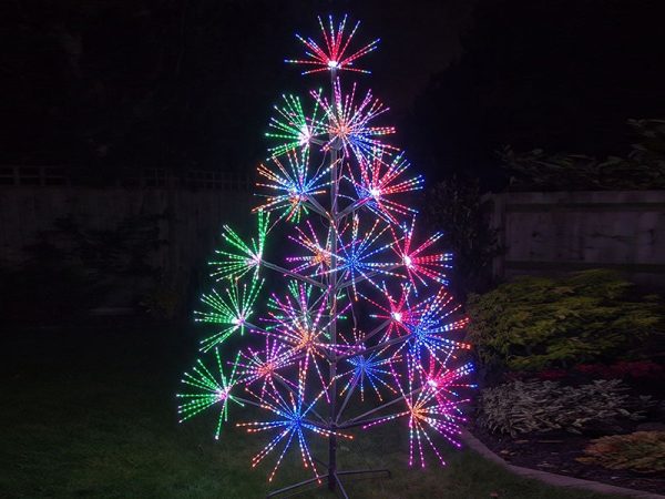 LED Firework Christmas Trees