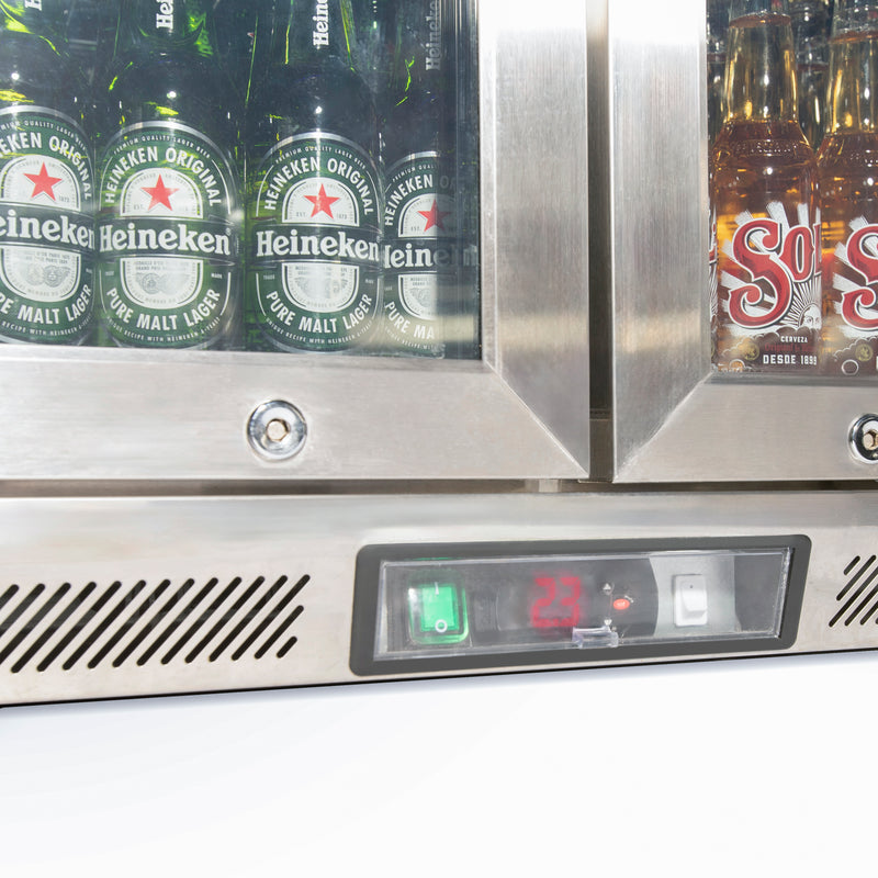 Draco Grills Avalon Outdoor Stainless Steel Double Bar Fridge 208L - Image 7