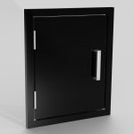 Draco Grills Black Stainless Steel Build-In Outdoor Kitchen Single Door