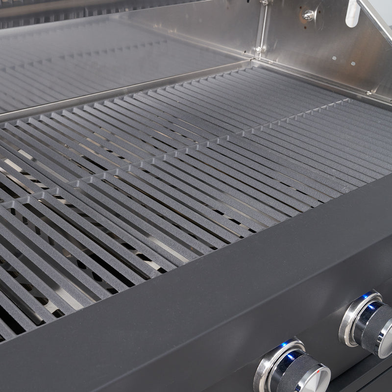 Draco Grills Fusion 6 Burner Black Outdoor Kitchen with Modular Sink - Image 6