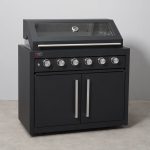Draco Grills Fusion Black 6 Burner Gas Barbecue with Cabinet