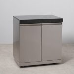 Draco Grills Outdoor Kitchen Stainless Steel Double Door Cabinet with Granite Top