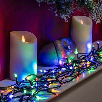 Multi-Coloured LED Multi-Function Christmas String Lights - 120, 240, 360, 480, 720