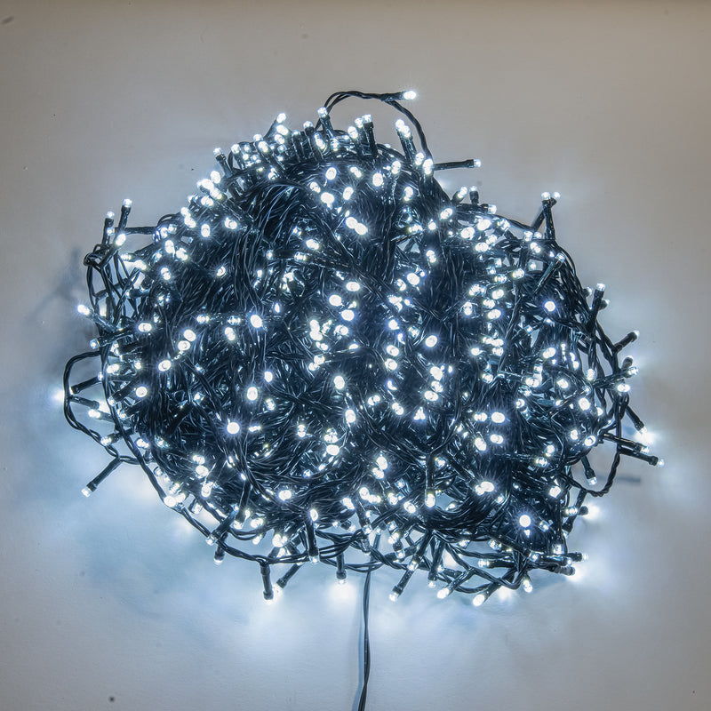 Ultra Bright White LED Multi-Function Christmas Lights - 1000 - Image 5