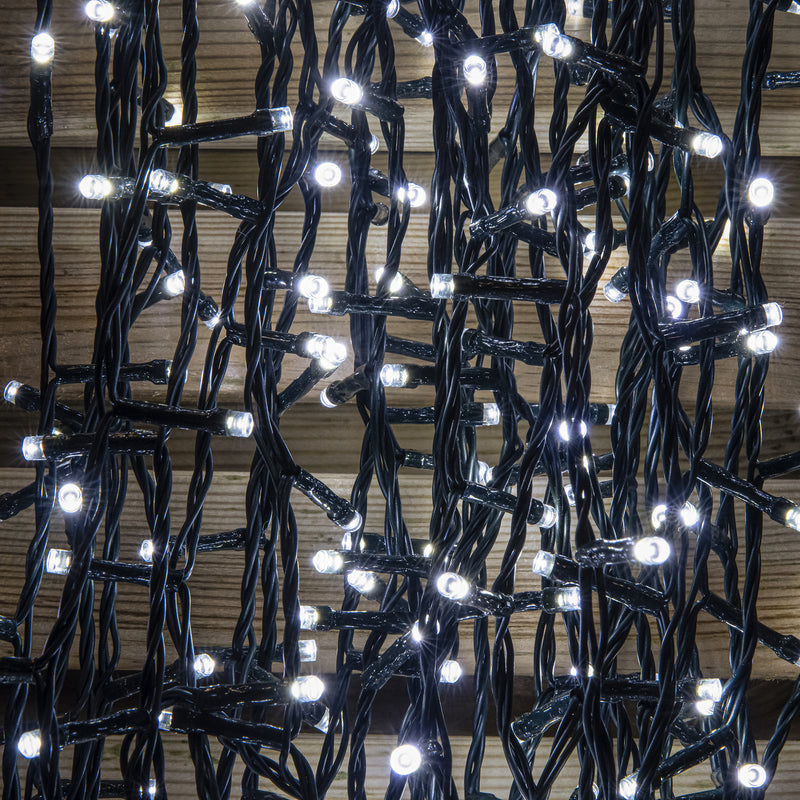 Ultra Bright White LED Multi-Function Christmas Lights - 1000 - Image 3