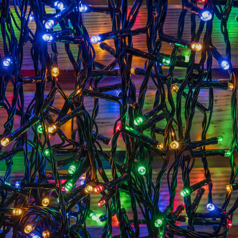 Ultra Bright Multi-Coloured LED Multi-Function Christmas Lights - 1000 - Image 3
