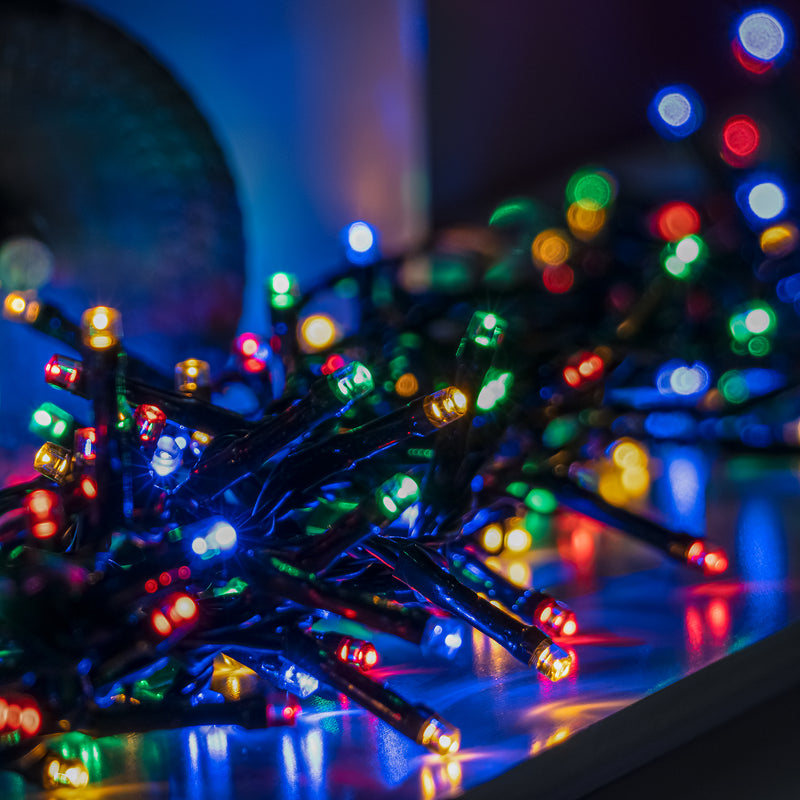 Ultra Bright Multi-Coloured LED Multi-Function Christmas Lights - 1000 - Image 4