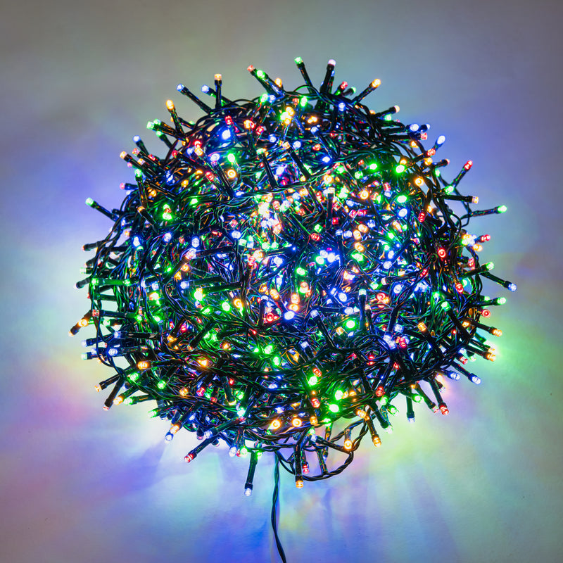 Multi-Coloured Ultra Bright LED Multi-Function Christmas Compact Lights - 1500 - Image 6