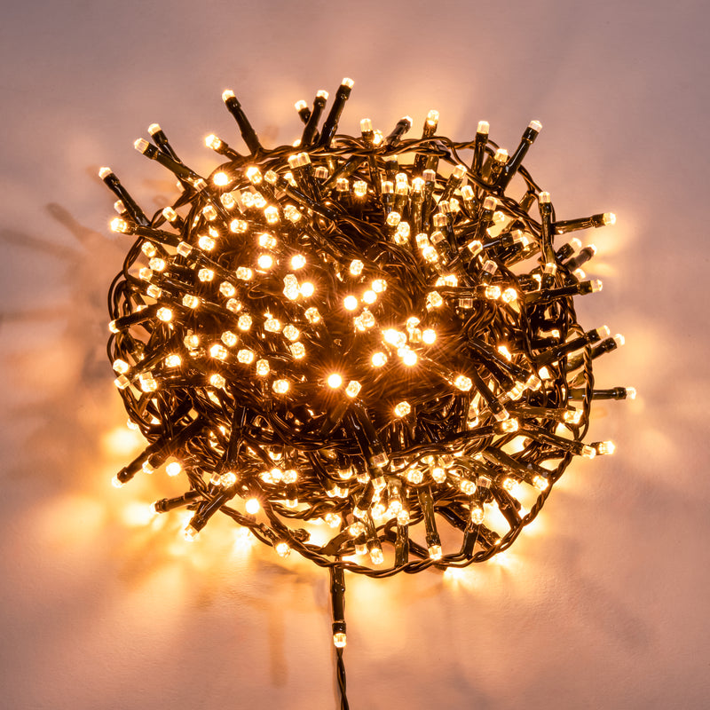 Warm White LED Multi-Function Christmas Compact Lights - 500, 1500, 3000 - Image 6