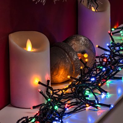 Multi-Coloured LED Battery Operated Multi-Function Christmas Lights - 60, 240, 480