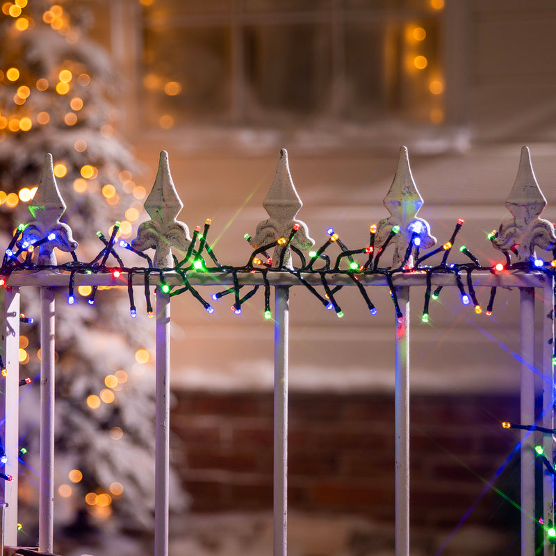 Multi-Coloured LED Multi-Function Christmas Cluster Lights - 960 & 2000 - Image 5