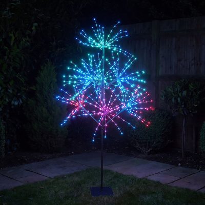 5ft (1.5m) Firework LED Artificial Christmas Twig Tree with APP control