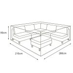 LG Outdoor Medium Modular Set Deluxe Cover