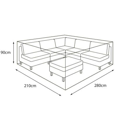 LG Outdoor Medium Modular Set Deluxe Cover