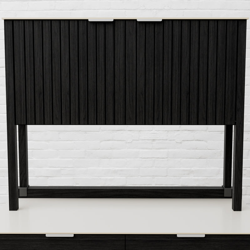 Draco Grills Teak Carbon Line Outdoor Kitchen 2 Door Add On Cabinet with Ceramic Top - Image 2