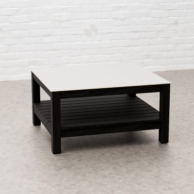 Draco Grills Teak Carbon Line Modular Outdoor Kitchen 60cm Kamado Table with Ceramic Top