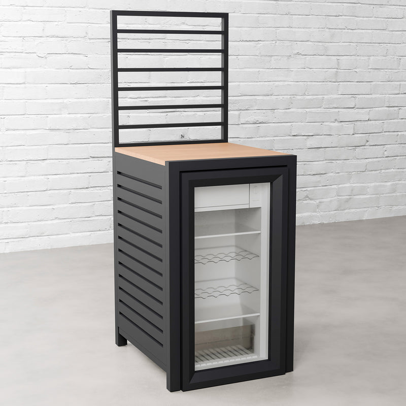 Draco Grills Scandic Modular 4 Burner Barbecue Cabinet with Double Cupboard & Fridge Unit - Image 26