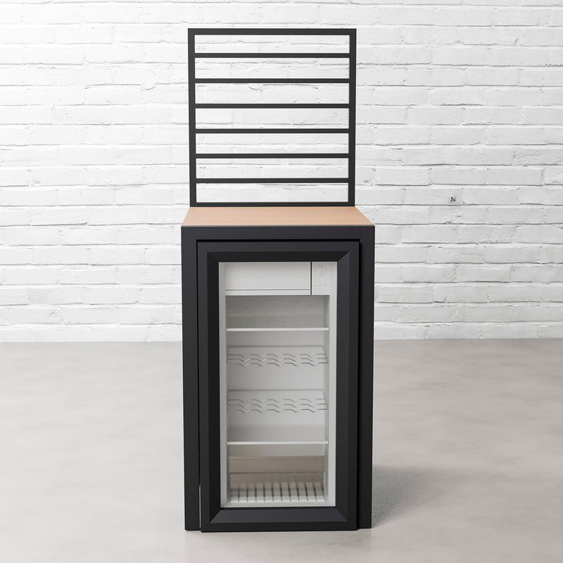 Draco Grills Scandic Modular 4 Burner Barbecue Cabinet with Double Cupboard & Fridge Unit - Image 25