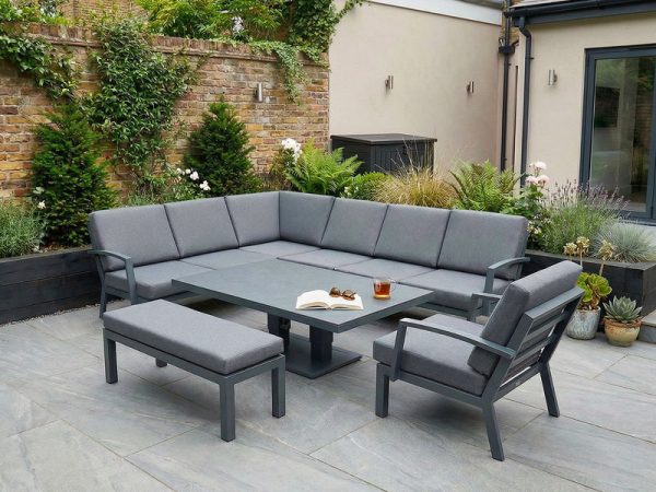 Aluminium Height Adjustable Rising Table Sets