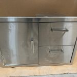 Draco Grills Stainless Steel Build-in Outdoor Kitchen Dual Drawer and Single Door Unit **Ex Display**
