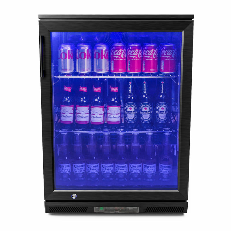 Draco Grills Avalon Outdoor Black Stainless Steel Single Bar Fridge 128L - Image 2