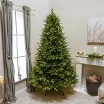 Winchester Fir Artificial Pre-Lit PE/PVC Christmas Tree 6.5FT, 7.5FT
