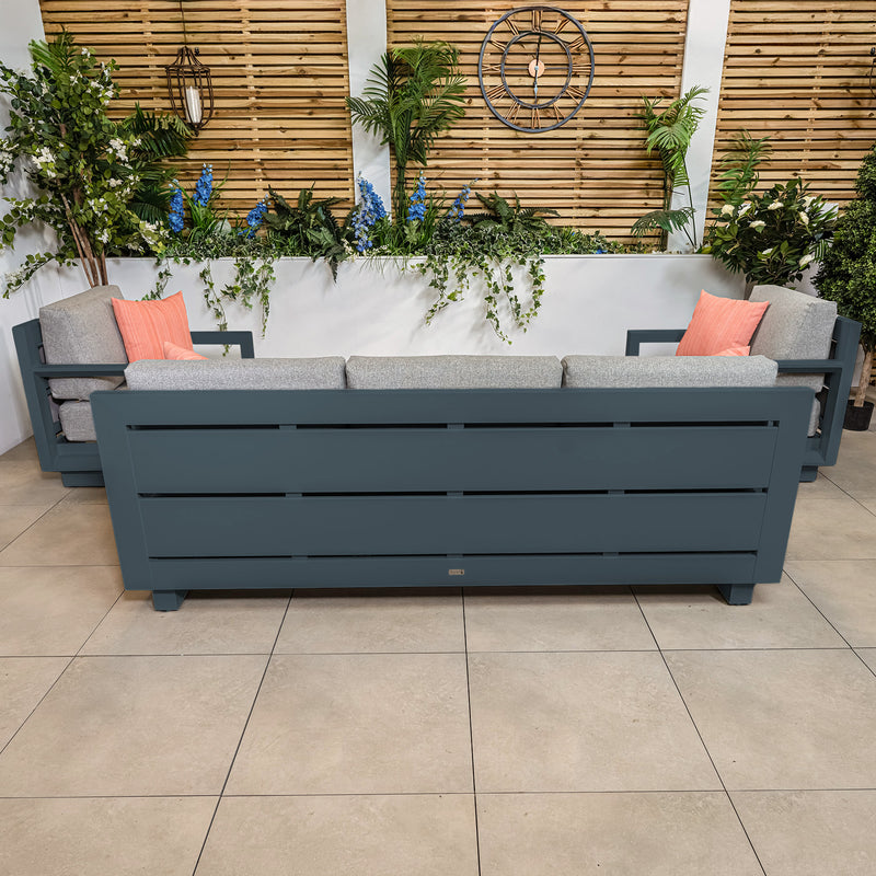 Bracken Outdoors Panama Anthracite Aluminium Lounge Sofa Set with Coffee Table - Image 7