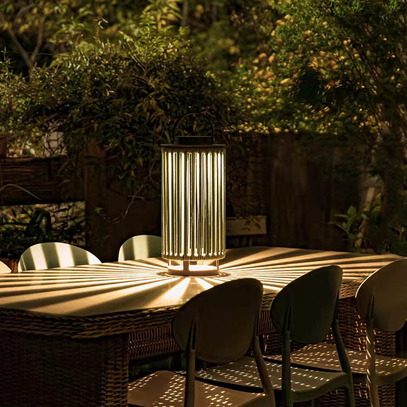 Bracken Outdoors Helios Champagne Garden Solar Lamp Extra Large - Image 6