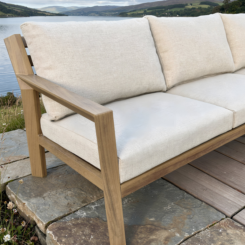 Bracken Outdoors Seville Aluminium Lounge Sofa Garden Furniture Casual Dining Set - Image 4