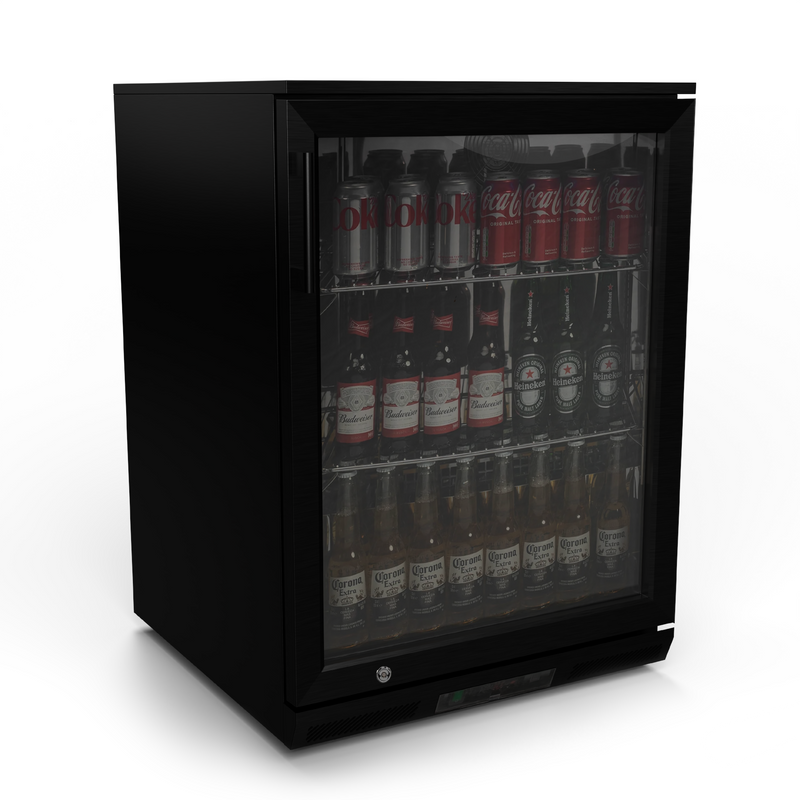 Draco Grills Avalon Outdoor Black Stainless Steel Single Bar Fridge 128L - Image 3