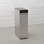 Draco Grills Outdoor Kitchen Stainless Steel Slimline Pull Out Drawer Cabinet with Granite Top