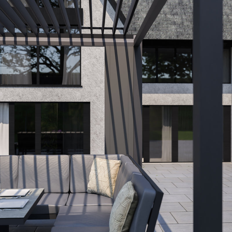 Bracken Outdoors Anthracite Fixed Panel for Garden Pergolas - Image 3