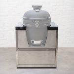 Draco Grills Stainless Steel 22in (57cm) Kamado Cabinet with Granite Top