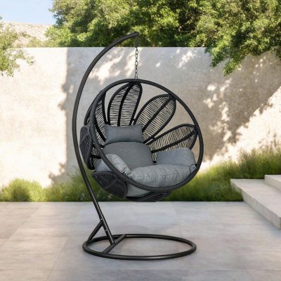 Bracken Outdoors Athens Rope Hanging Egg Chair
