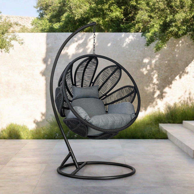 Bracken Outdoors Athens Rope Hanging Egg Chair